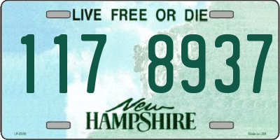 NH license plate 1178937