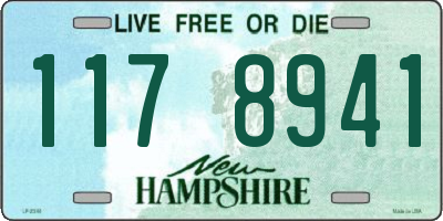 NH license plate 1178941