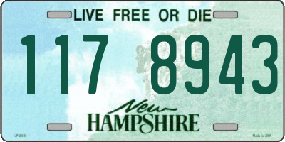 NH license plate 1178943