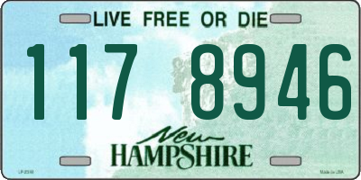 NH license plate 1178946