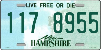 NH license plate 1178955