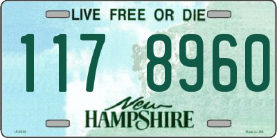 NH license plate 1178960
