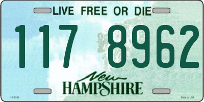 NH license plate 1178962