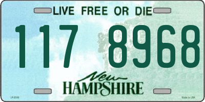 NH license plate 1178968