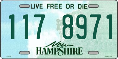 NH license plate 1178971