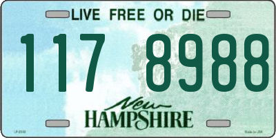 NH license plate 1178988