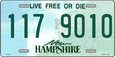NH license plate 1179010