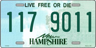 NH license plate 1179011