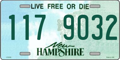 NH license plate 1179032