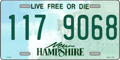 NH license plate 1179068