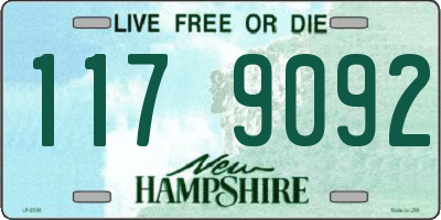 NH license plate 1179092