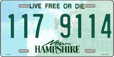 NH license plate 1179114