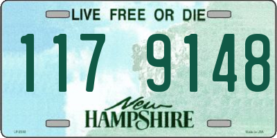 NH license plate 1179148