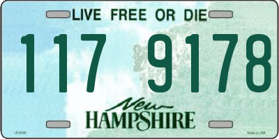 NH license plate 1179178