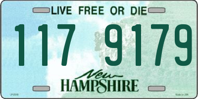 NH license plate 1179179