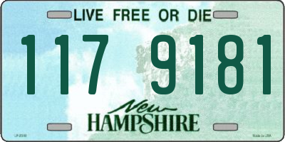 NH license plate 1179181