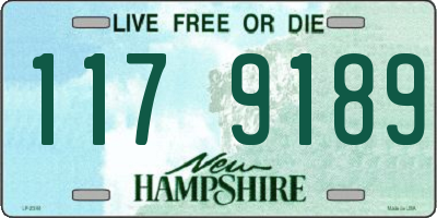 NH license plate 1179189