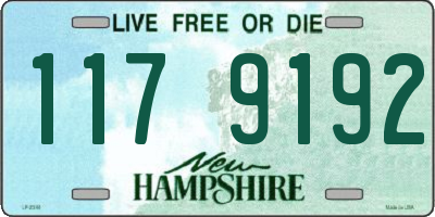 NH license plate 1179192