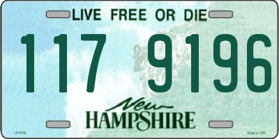 NH license plate 1179196