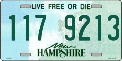 NH license plate 1179213