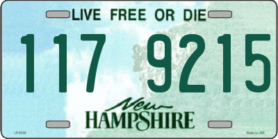 NH license plate 1179215
