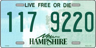 NH license plate 1179220