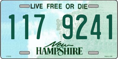 NH license plate 1179241