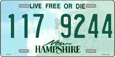 NH license plate 1179244