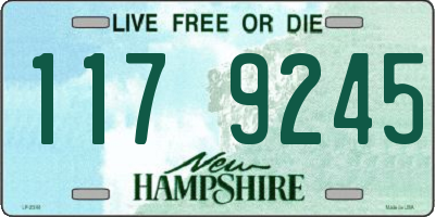 NH license plate 1179245