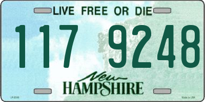 NH license plate 1179248