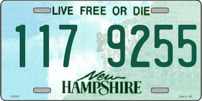 NH license plate 1179255