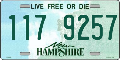 NH license plate 1179257