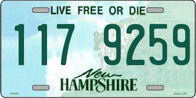 NH license plate 1179259