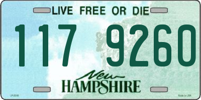 NH license plate 1179260
