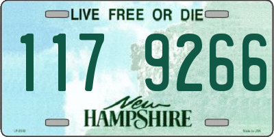 NH license plate 1179266