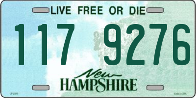 NH license plate 1179276