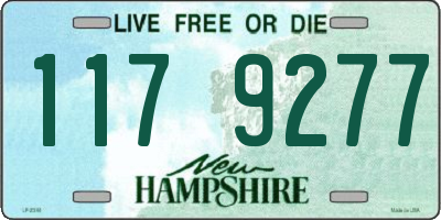 NH license plate 1179277