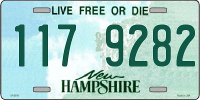 NH license plate 1179282