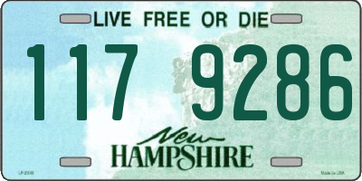 NH license plate 1179286