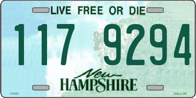 NH license plate 1179294