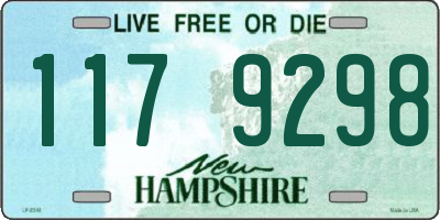 NH license plate 1179298