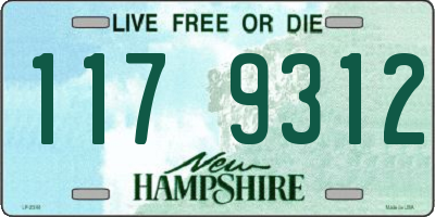 NH license plate 1179312