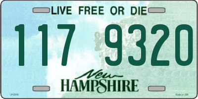 NH license plate 1179320
