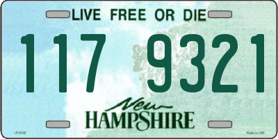 NH license plate 1179321