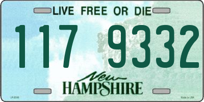 NH license plate 1179332