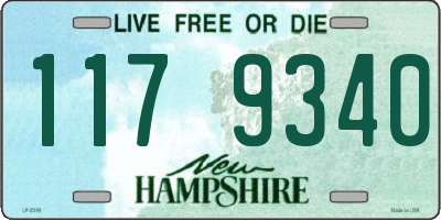 NH license plate 1179340