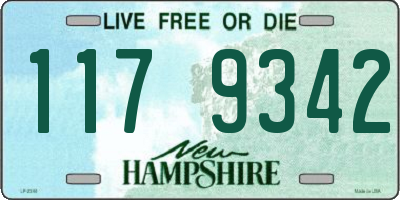NH license plate 1179342