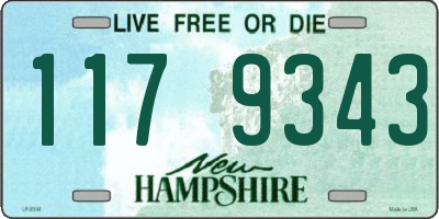 NH license plate 1179343