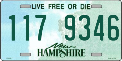NH license plate 1179346