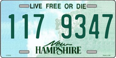 NH license plate 1179347